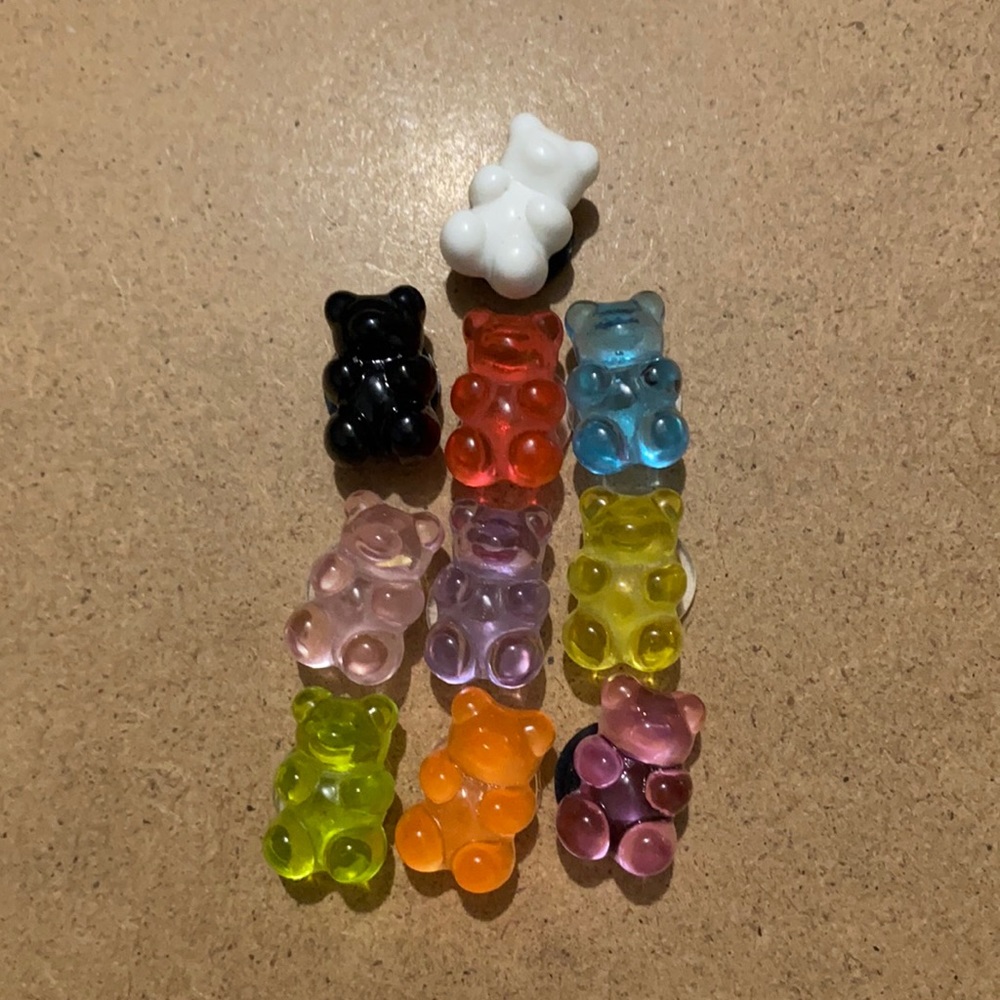 Set of 10 gummy bear Jibbitz
